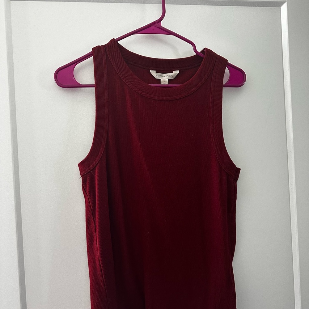 Banana Republic Deep Red Tank Top